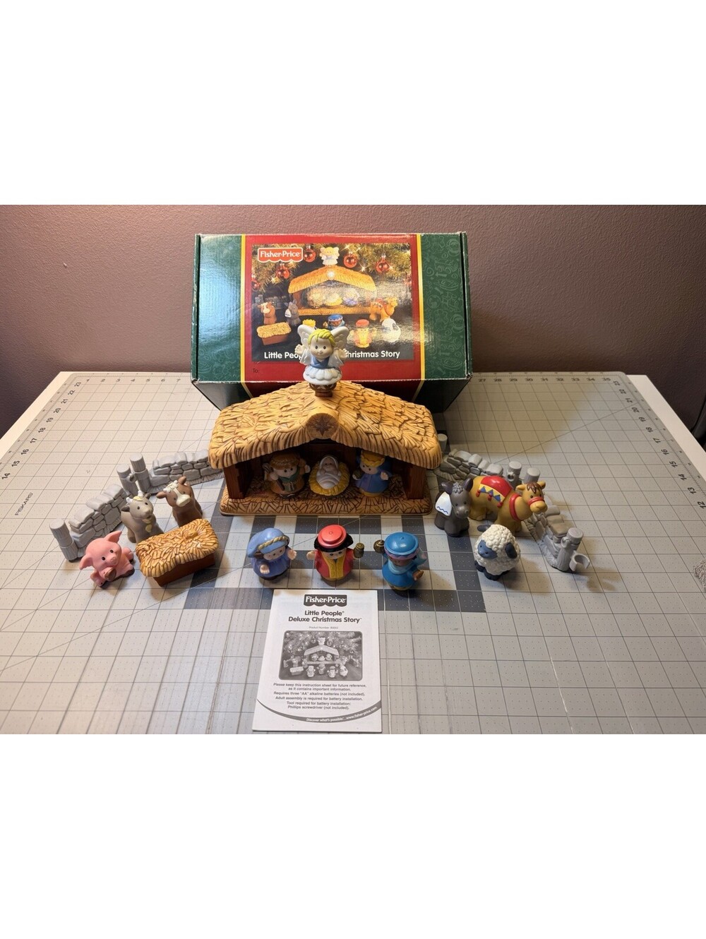Fisher Little People Childrens Nativity Christmas Set Music
